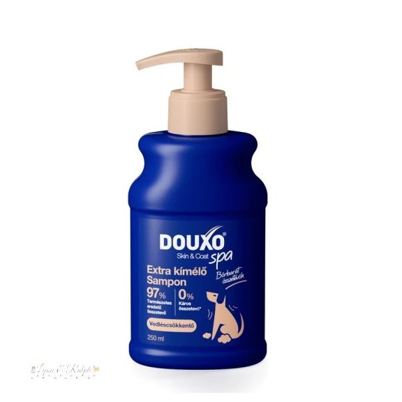 DOUXO® Skin & Coat SPA, Extra kímélo sampon, vedléscsökkento 250ml