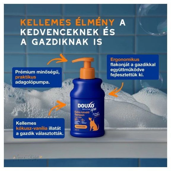 Douxo Spa 2 az 1-ben gubancoldó sampon kutyáknak 250ml