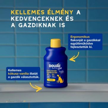   DOUXO® Skin & Coat SPA, Extra kímélo sampon, hidratáló 250 ml