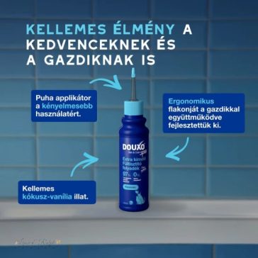   Douxo Spa Fültisztító folyadék kutyáknak és macskáknak 120ml