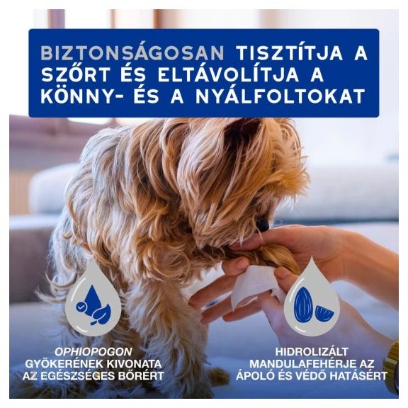 Douxo Spa Nedves törlőkendő kutyáknak és macskáknak 100db