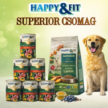   Happy & Fit Superior 5+1 csomag – Monoprotein marhahús + Hipoallergén bárány