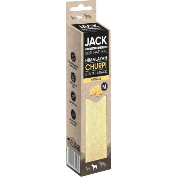 JACK himalájai churpi fogtisztító kutya jutalomfalat sajt M 70g