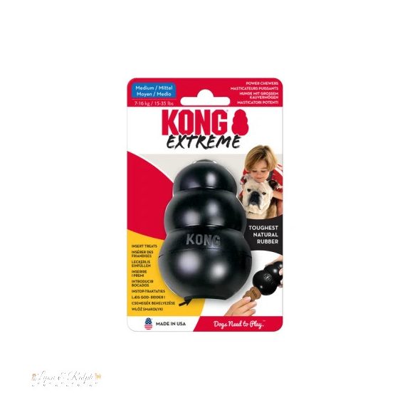 KONG Játék Extrém Harang Fekete Kutyajáték M