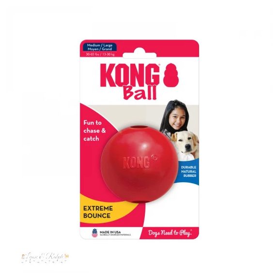 KONG Feliratos Labda Kutyajáték M/L