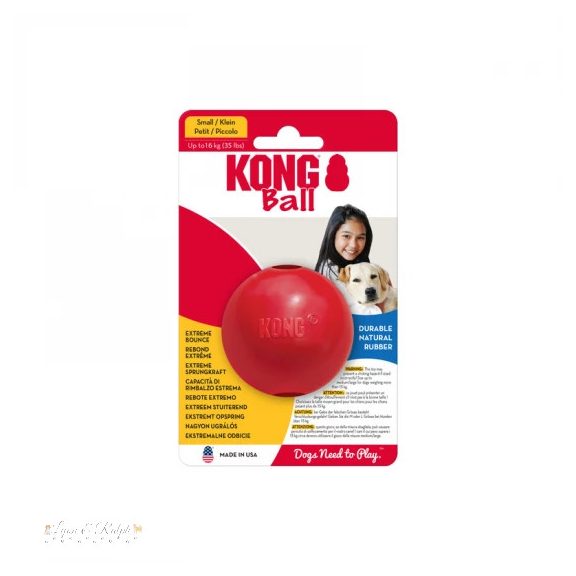 KONG Feliratos Classic Labda Kutyajáték S