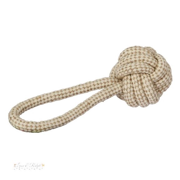 KERBL Csomózott labda kötéllel, 21 cm