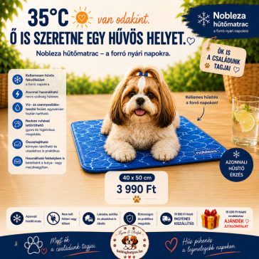 Nobleza hűsítő matrac kutyáknak és macskáknak 40*50