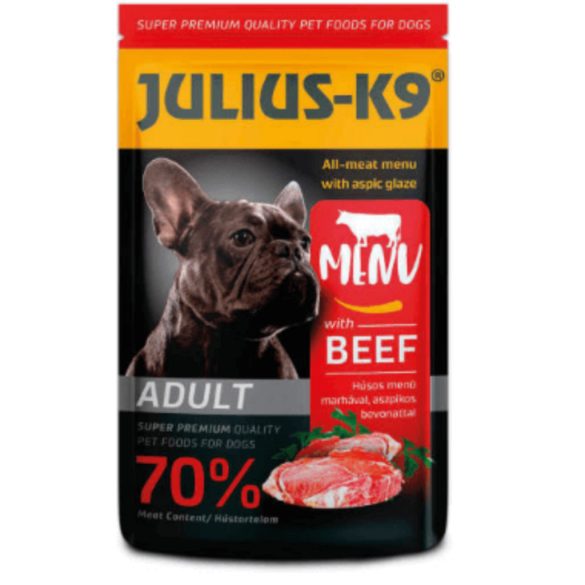 Julius-K9 Dog Alutasakos Marha 125g