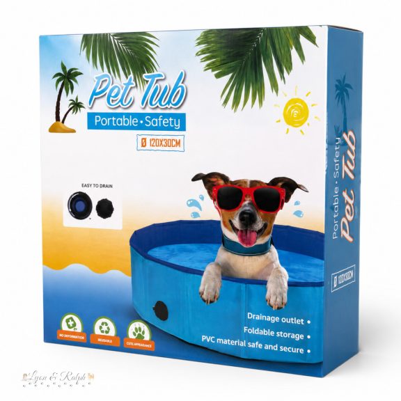 Pet Tub összecsukható kutyamedence 120 × 30 cm 