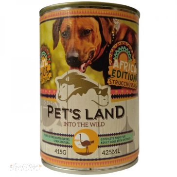 Pet s Land Dog Konzerv Strucchússal Africa Edition 415g