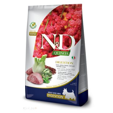 N&D Quinoa Dog Digestion Mini bárány 800g
