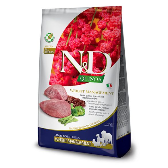 N&D Quinoa Dog Weight Management Adult mini 800g