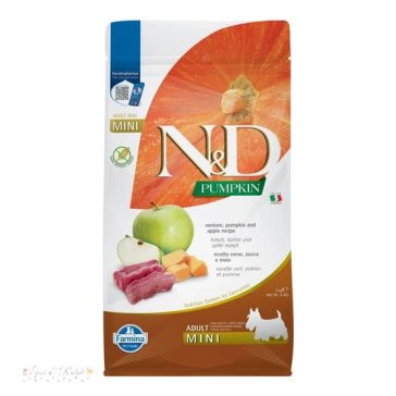 N&D Pumpkin Dog szarvas & sütőtök,alma adult mini 2kg