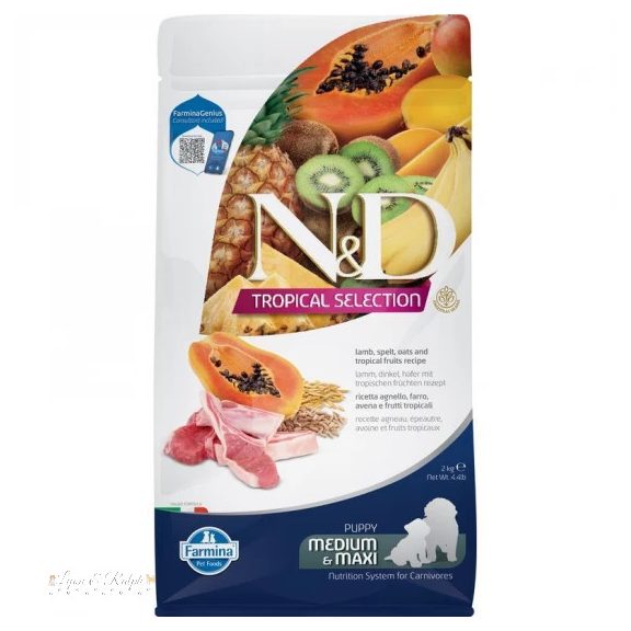 N&D Tropical Selection Dog Lamb Puppy medium & maxi 2kg