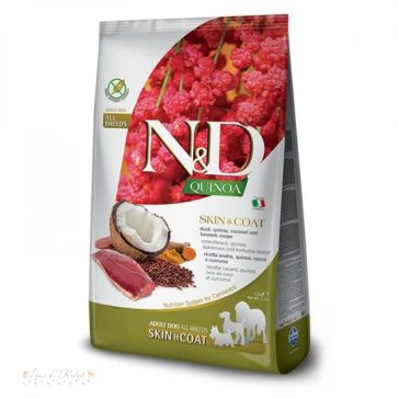   N&D Quinoa Dog Skin & coat kacsa & kókusz adult medium & maxi 7kg