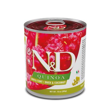 N&D Quinoa Dog konzerv kacsa & kókusz 285g