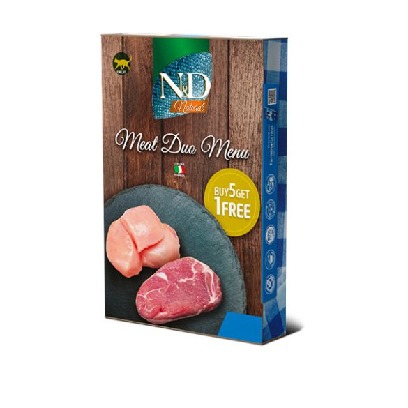 N&D Cat konzerv Meat Duo Menu Multipack 6x70g