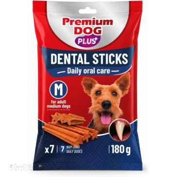 Premium Dog Plus Jutalomfalat Dental Stick 180g