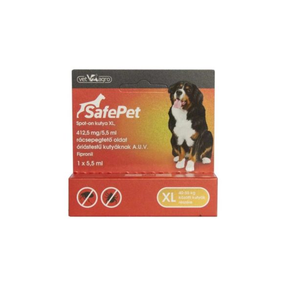 SafePet 150 mg/2 ml spot on kutya M 10-20 kg 1x