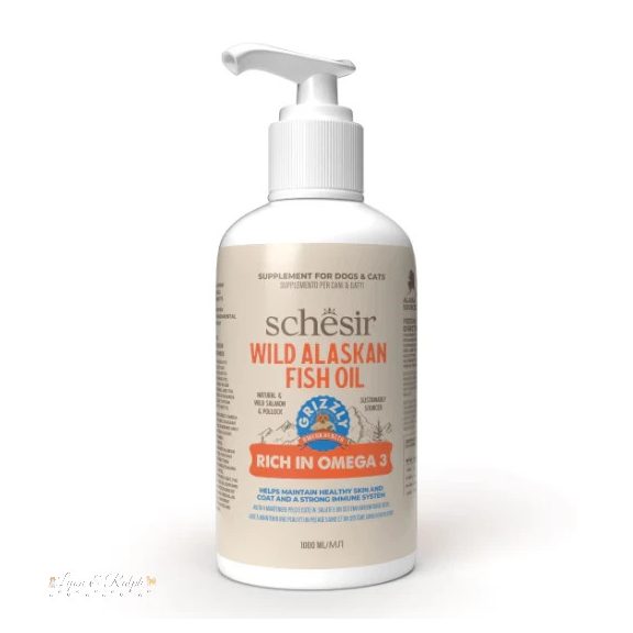 Schesir Lazac- és Tőkehalolaj Omega Plus 1000ml