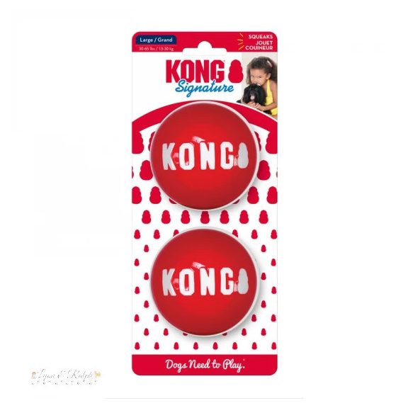 KONG Feliratos Labda Kutyajáték (2db/cs) L