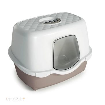   Trés Chic Fedeles Macska Wc 56x39x39cm Fehér/Világosszürke