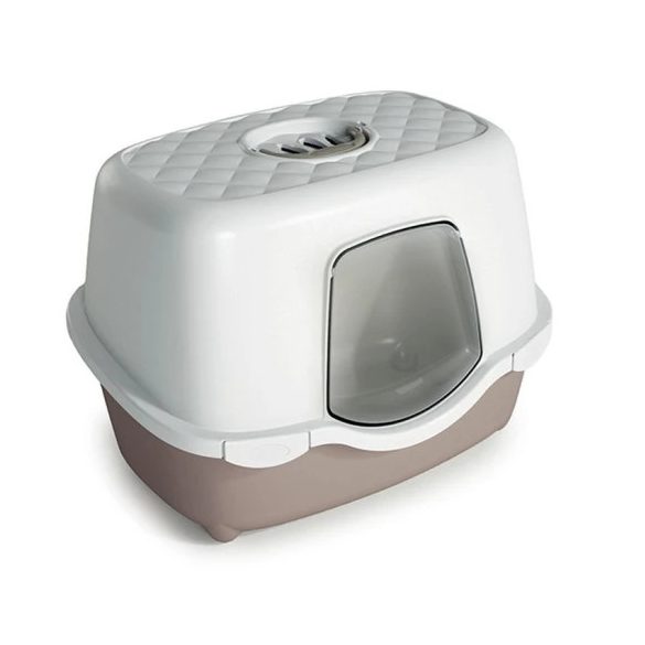 Trés Chic Fedeles Macska Wc 56x39x39cm Fehér/Világosszürke