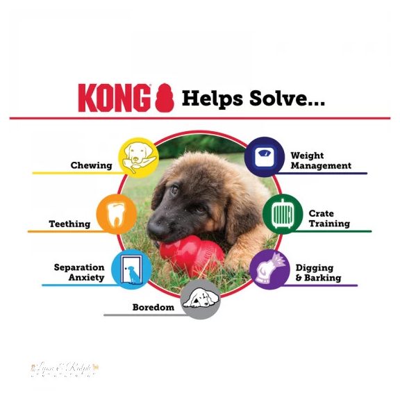 KONG Classic Harang Piros Kutyajáték L