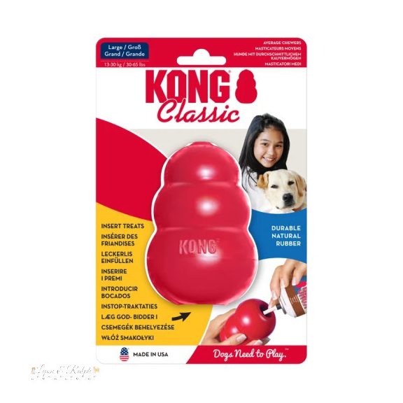 KONG Classic Harang Piros Kutyajáték L