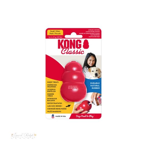 KONG Classic Harang Piros Kutyajáték S