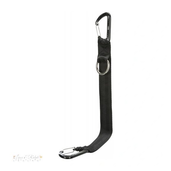 Trixie Univerzális Hegymászó Karabiner Övszíjhoz 30cm/38 mm fekete