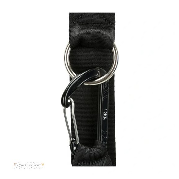 Trixie Univerzális Hegymászó Karabiner Övszíjhoz 30cm/38 mm fekete
