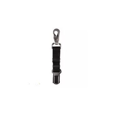   Trixie Rövid Póráz És Biztonsági Övbe Csat, 45-70cm/25mm, Fekete