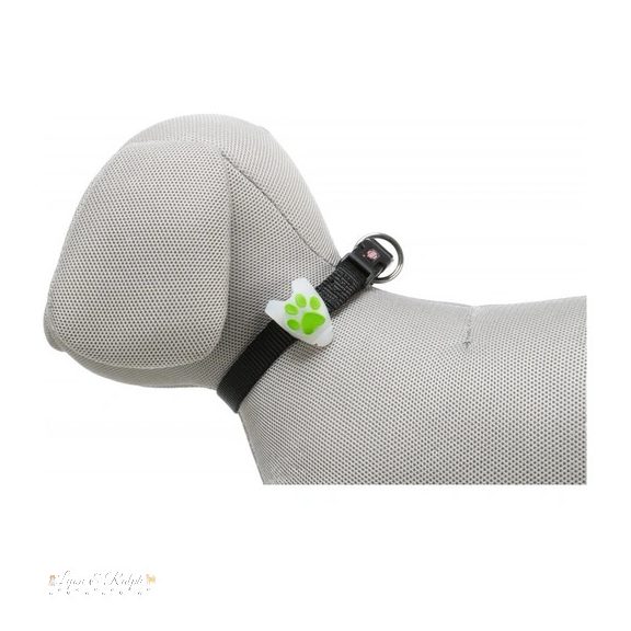 Trixie Nyakörvre Világítós Biléta 2,4x8cm fehér