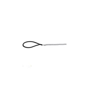 Trixie láncos póráz nylon fogóval 1m/4mm fekete