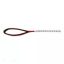 Trixie láncos póráz nylon fogóval 1m/4mm piros