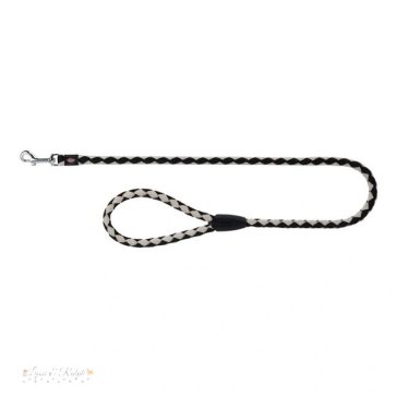 Trixie Cavo póráz S–M: 1,00 m/12 mm, fekete/ezüst