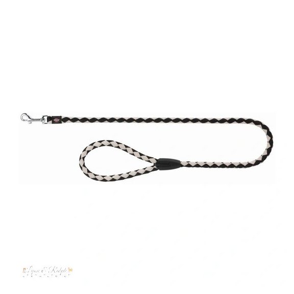 Trixie Cavo póráz S–M: 1,00 m/12 mm, fekete/ezüst