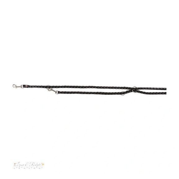 Trixie Cavo hosszabbítható póráz S–M 2m/12 mm fekete/ezüst