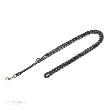   Trixie Cavo hosszabbítható póráz S–M 2m/12 mm fekete/ezüst