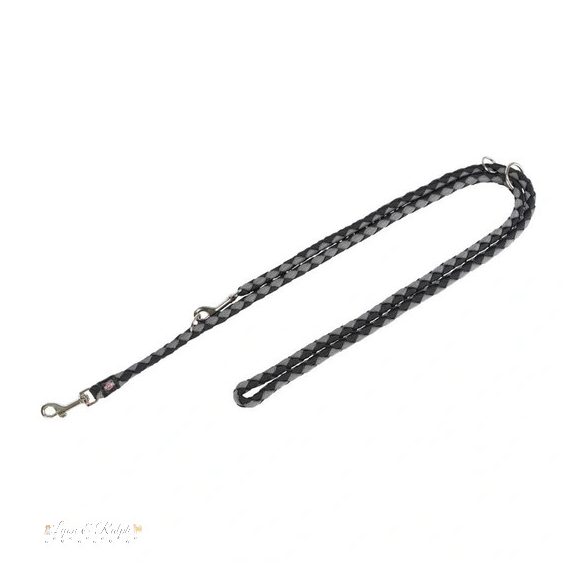 Trixie Cavo hosszabbítható póráz S–M 2m/12 mm fekete/ezüst