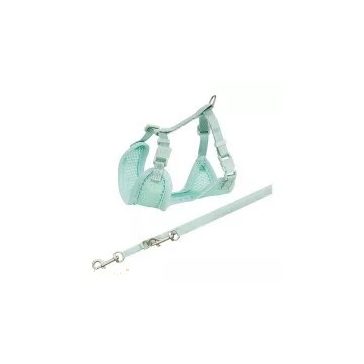   Trixie Junior Puppy Soft Szett Hám+póráz 26–34 cm/10mm 2m menta