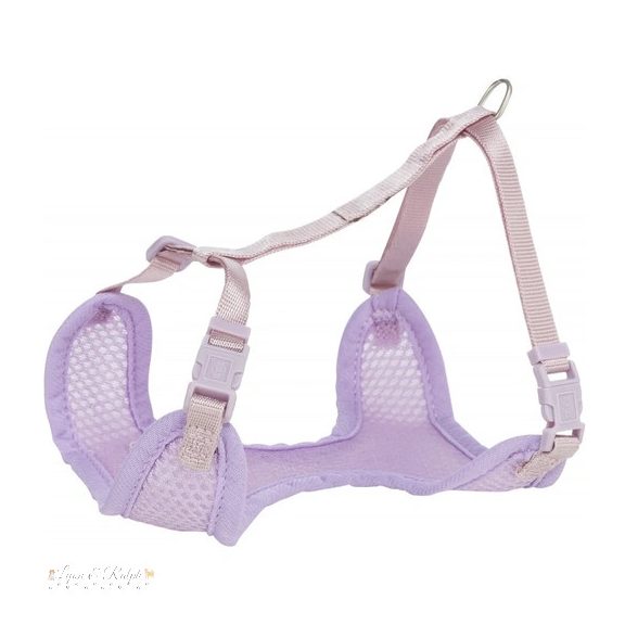 Trixie Hám Soft Pórázzal Junior & Puppy, M–L: 36–50 cm/10 mm, 2,00 m, Világos Lila