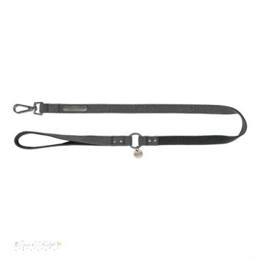 Trixie Póráz CityStyle, Pamut, S–M: 1,20 m/13 mm, Fekete