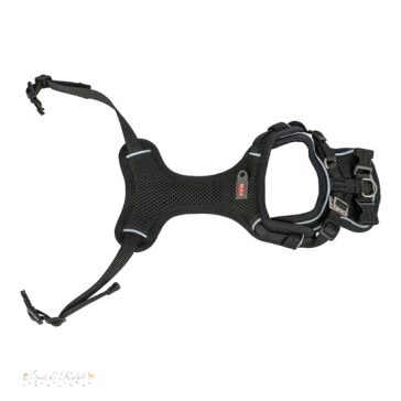 Trixie Hám Premium FlexMesh, M: 58–80 cm / 20 mm, fekete