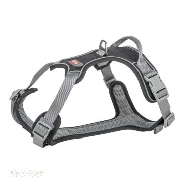 Trixie Hám Premium Active M: 49–69 cm/20 mm, Fekete