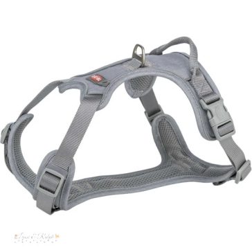   Trixie Hám Premium Active M–L: 60–75 cm/25 mm, Grafitszürke
