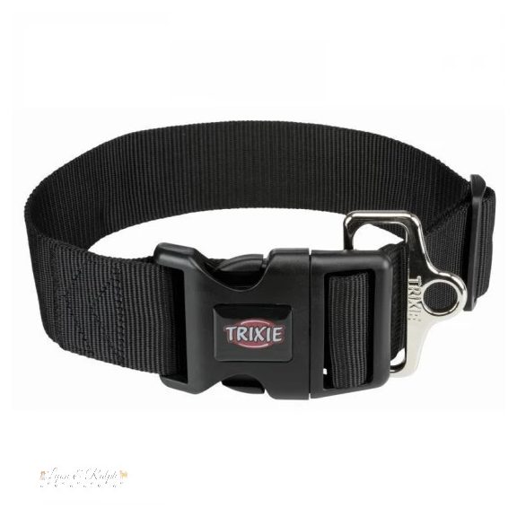 Trixie Nyakörv Új Prémium M–L 40–60cm/50mm Fekete