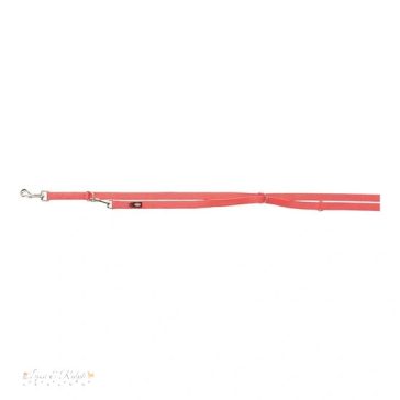   Trixie Prémium hosszabbítható dupla póráz XS–S 2 m/15mm korall